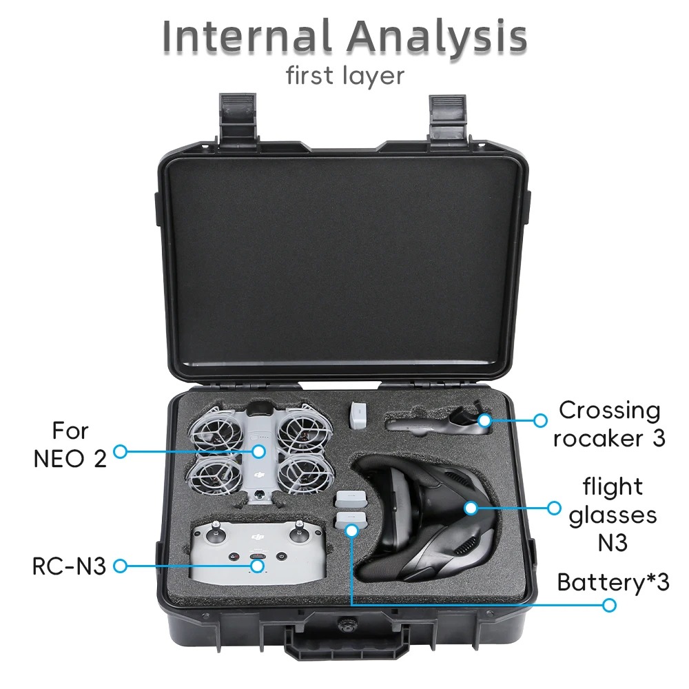 Koper Tahan Ledakan untuk DJI  - Drone Hard Shell Case ulasan dan harga