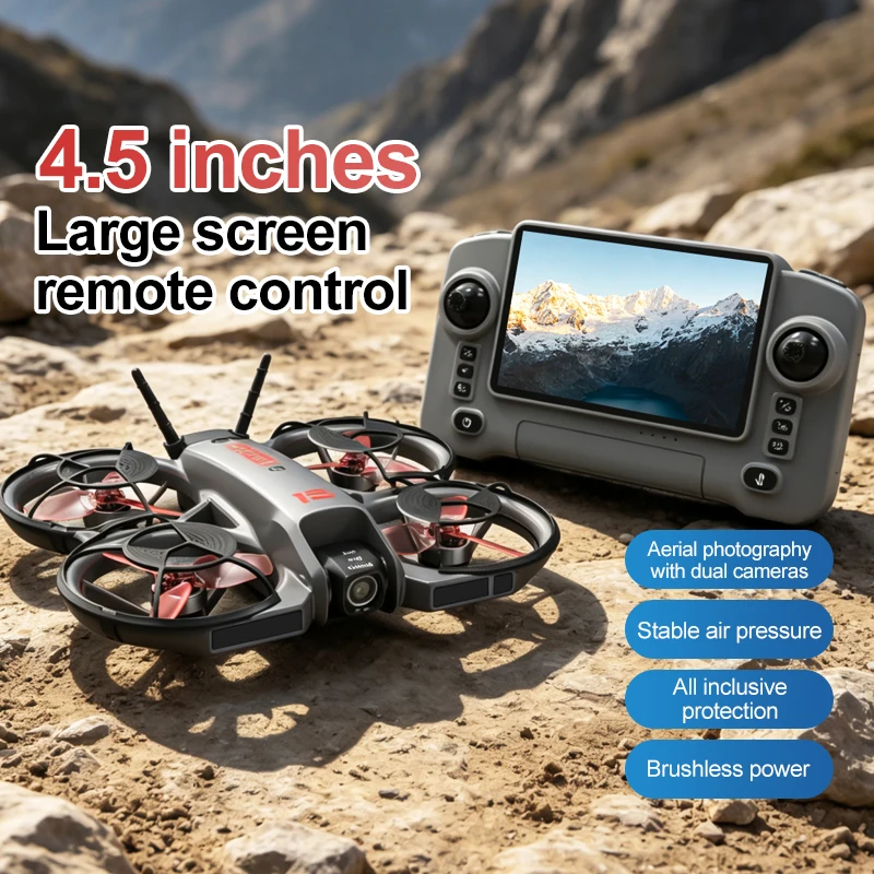 Drone FPV M15 Terbaru 2026 den - Drone Controller Screen ulasan dan harga