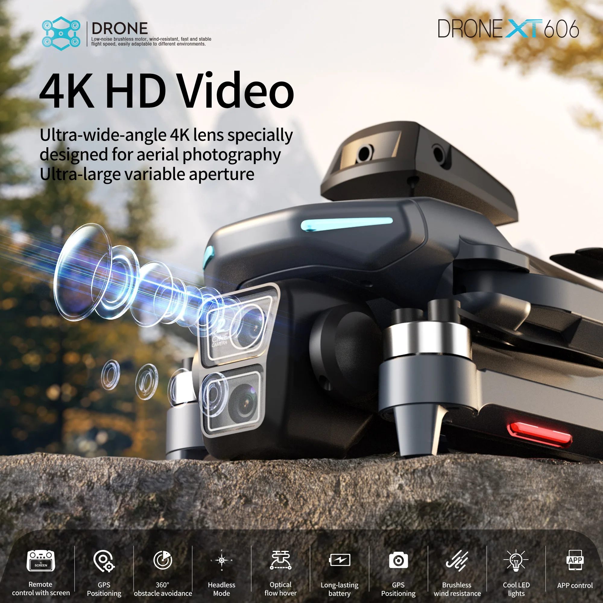 Drone GPS XT606 MAX Asli 4k Pr - Jjrc Drone X12 ulasan dan harga